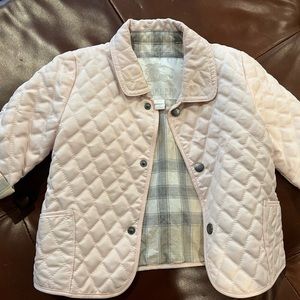 Burberry girls baby jacket 9 months